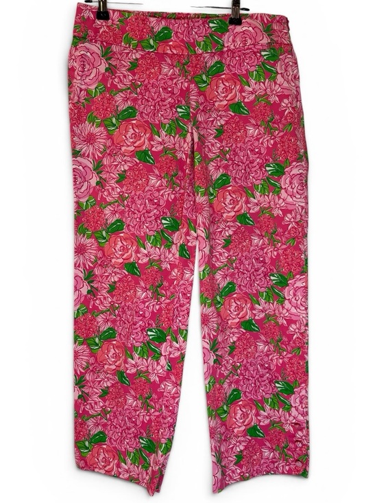 Lilly Pulitzer Pants - Lilly Pulitzer Palm Beach Fit Floral Ankle Pants Size 2